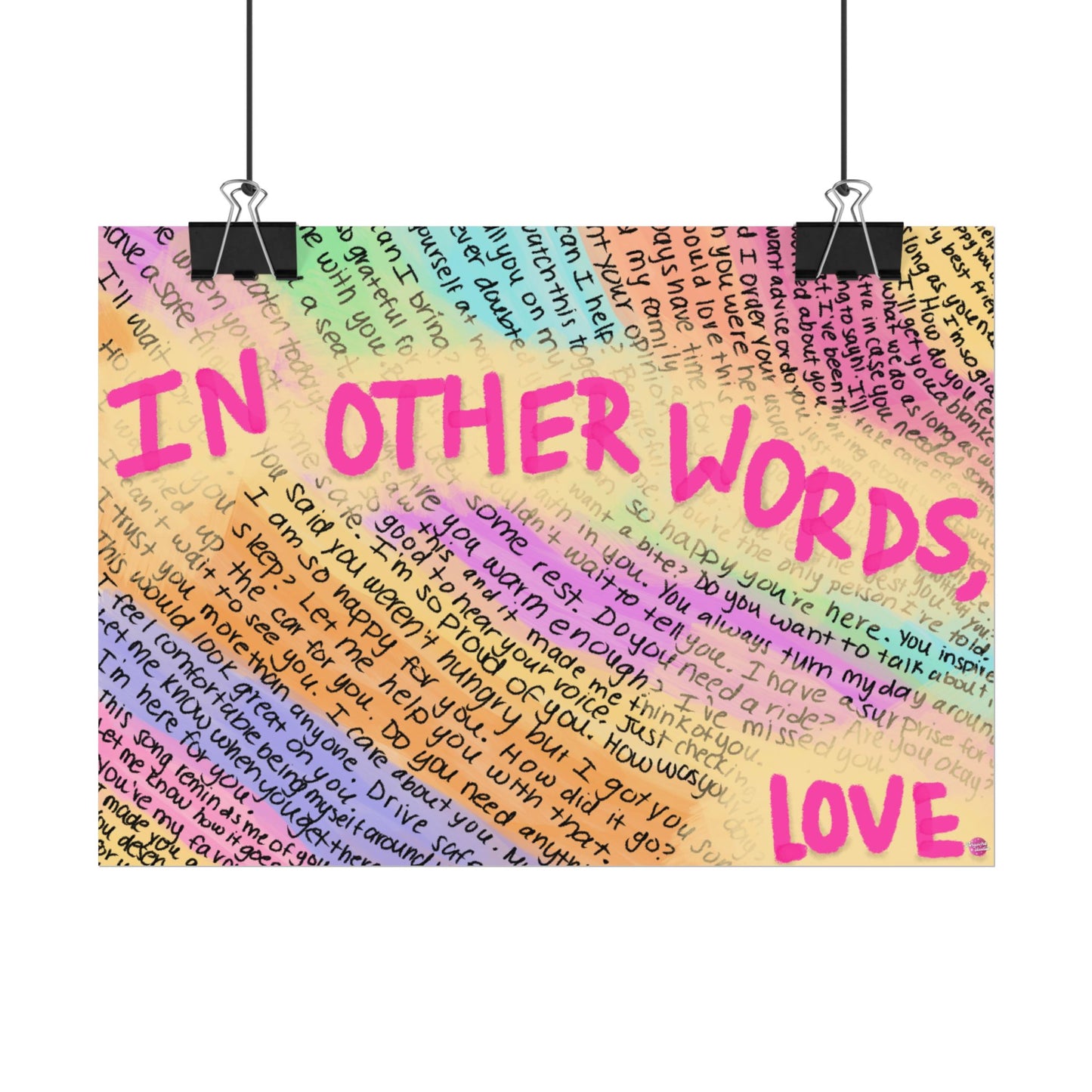 In Other Words Poster