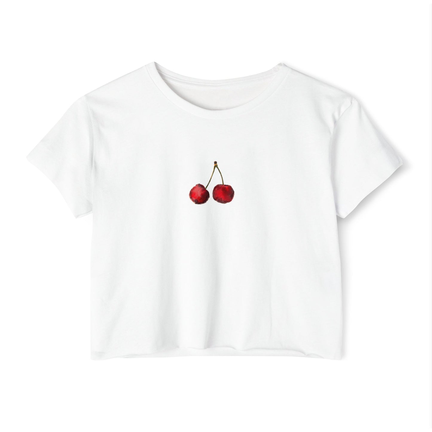 Cherry Cropped T-Shirt