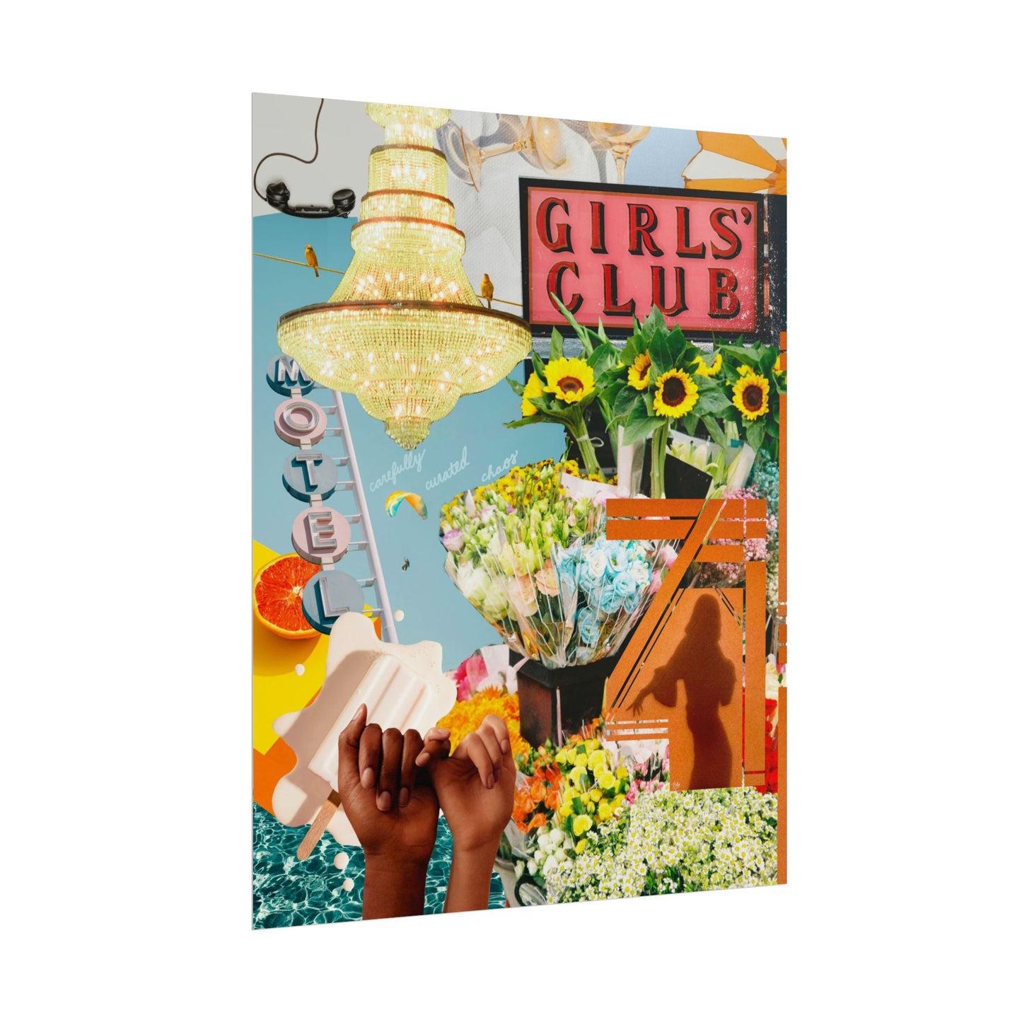 Carefully Curated Chaos Poster