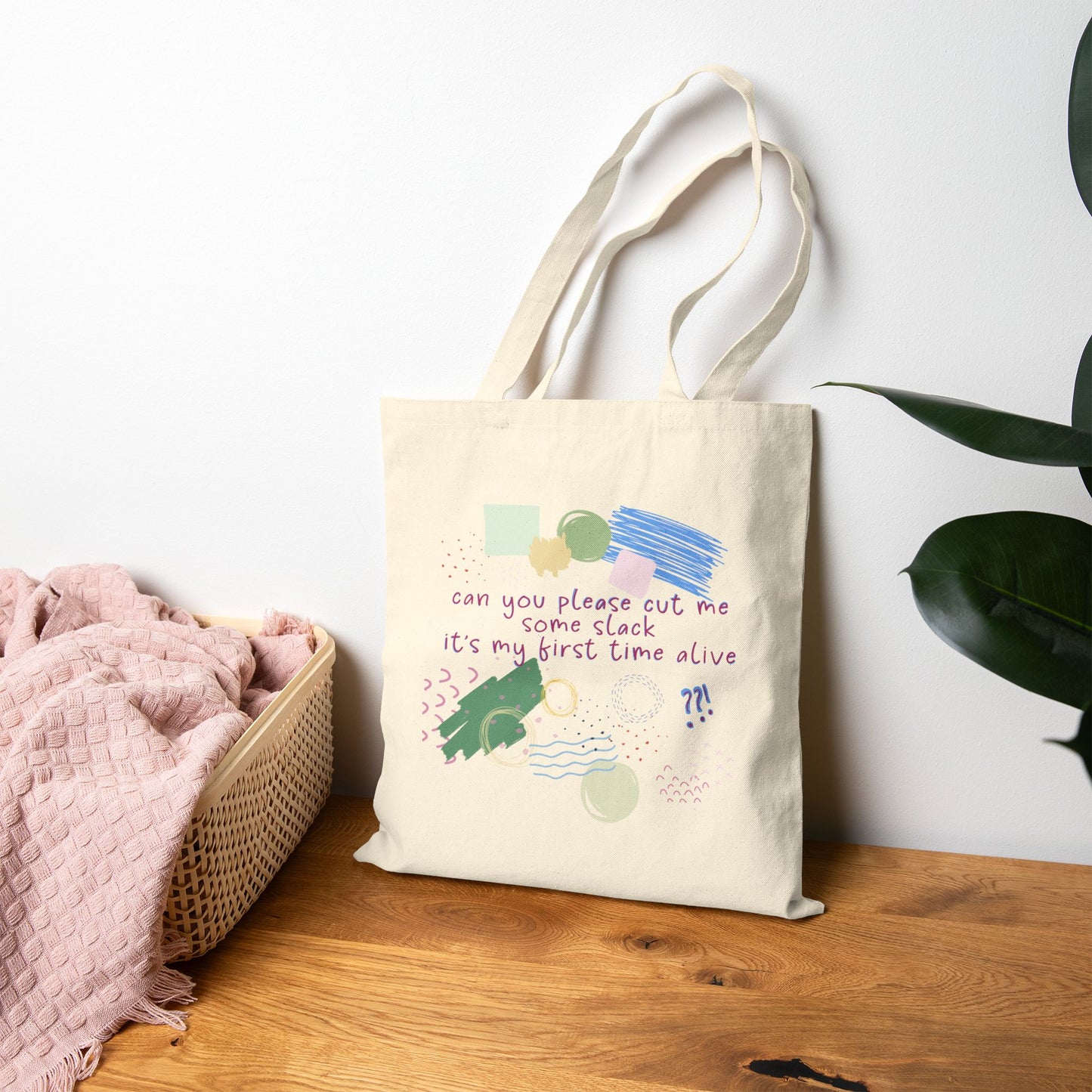 Some Slack Pls Canvas Tote Bag