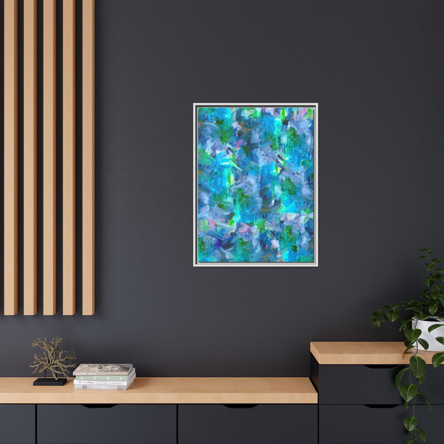 Cool Spring Framed Canvas