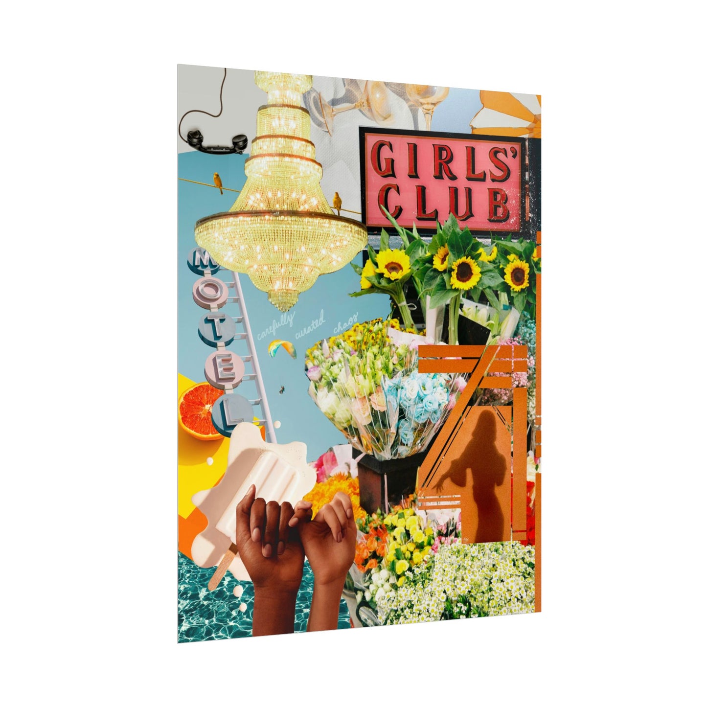 Carefully Curated Chaos Poster