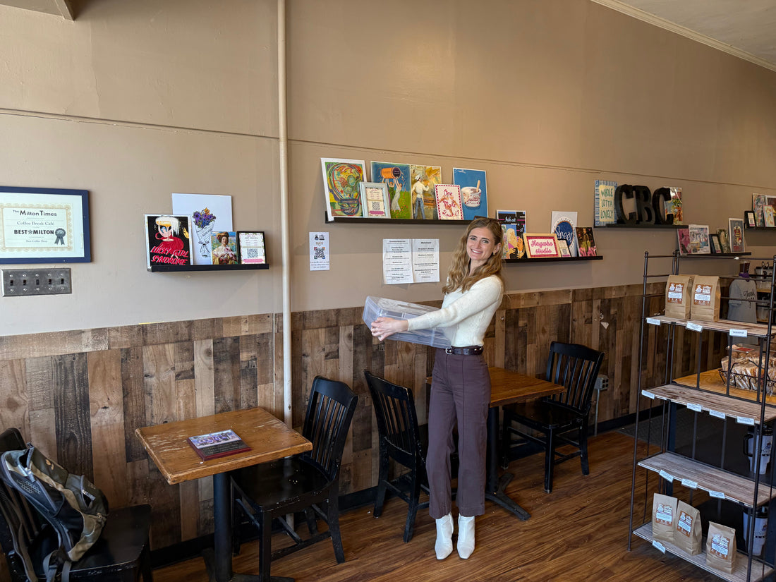 Coffee Break Cafe - Spring Displays