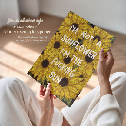 Sunflower Poster