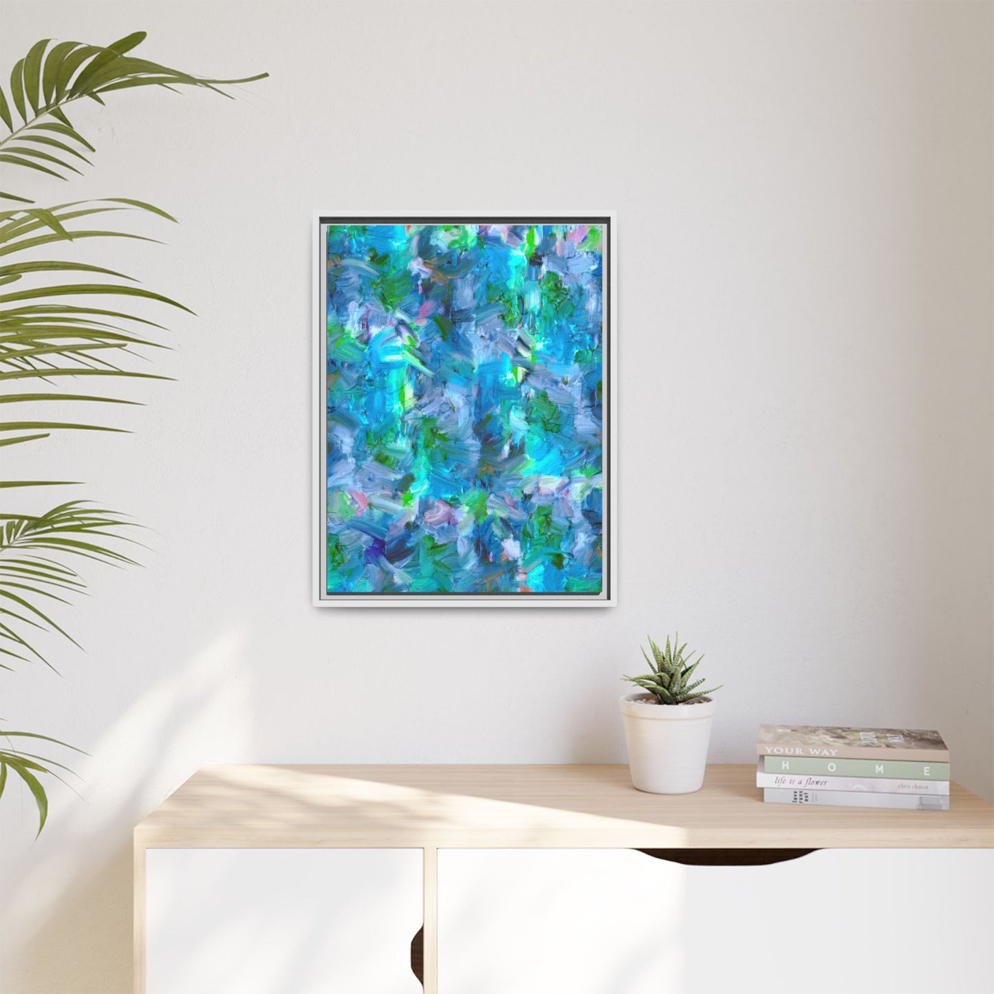 Cool Spring Framed Canvas