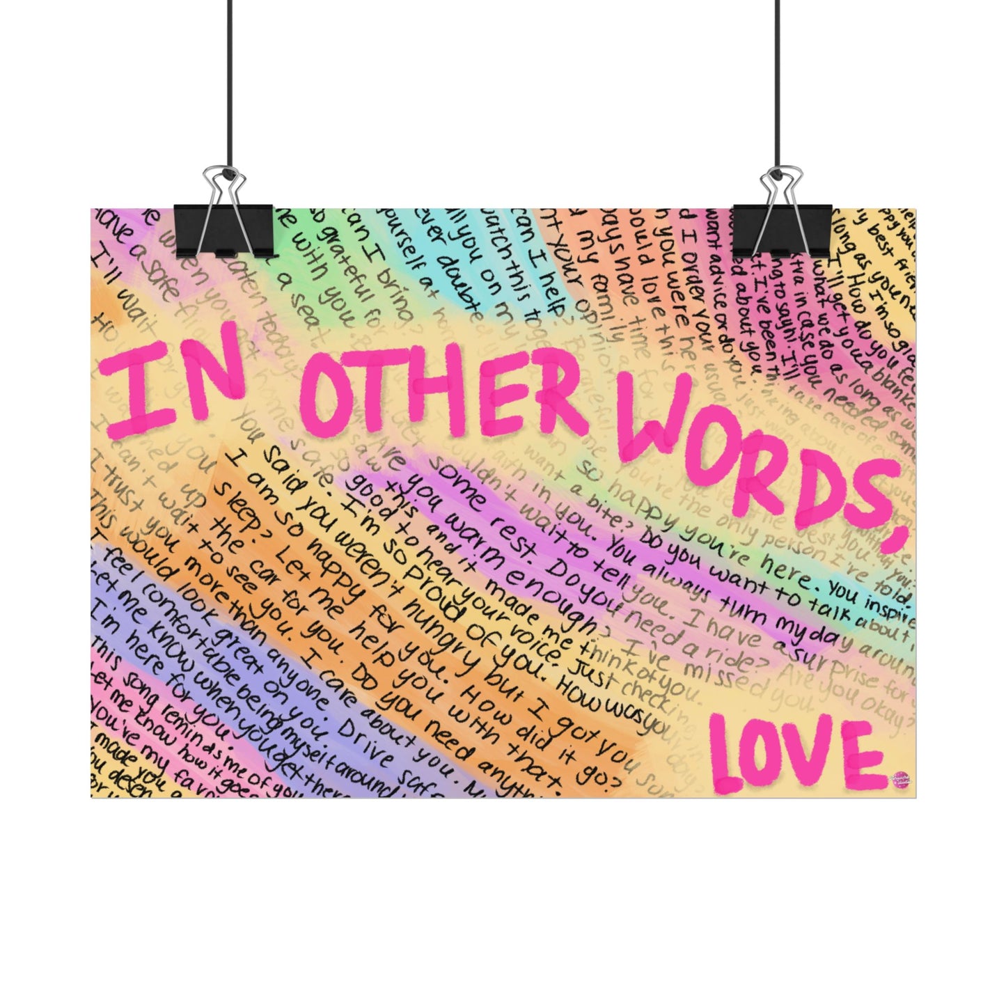 In Other Words Poster