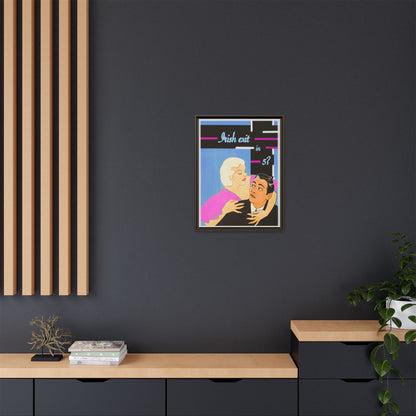 Irish Exit Framed Canvas