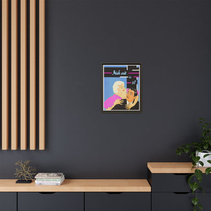 Irish Exit Framed Canvas