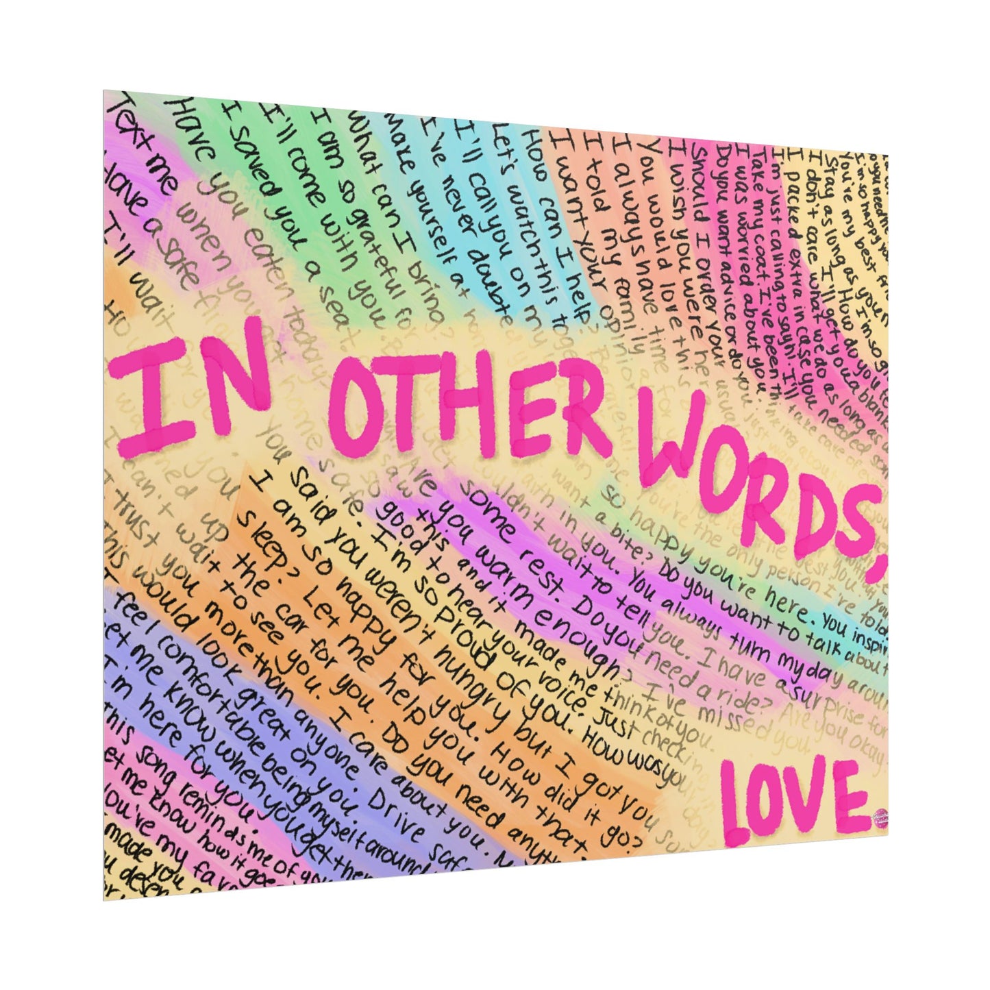 In Other Words Poster