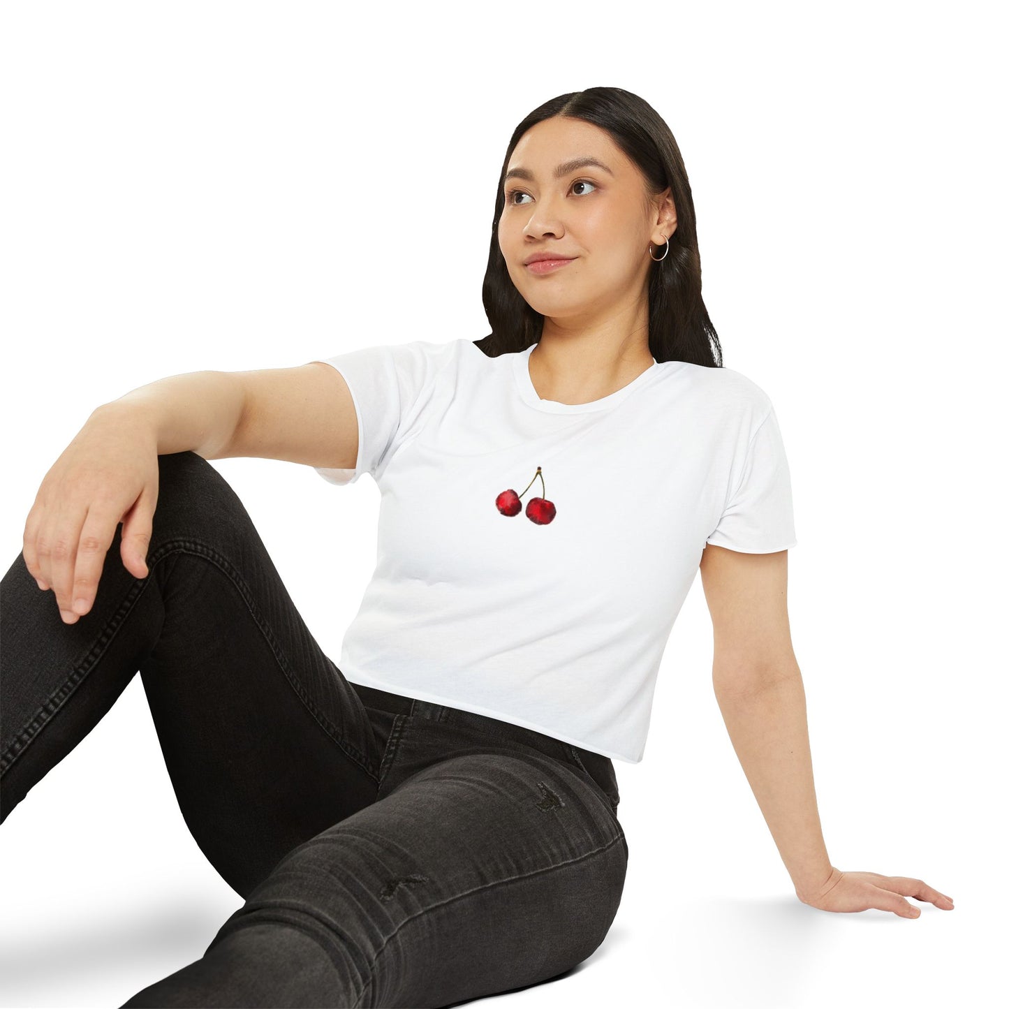 Cherry Cropped T-Shirt
