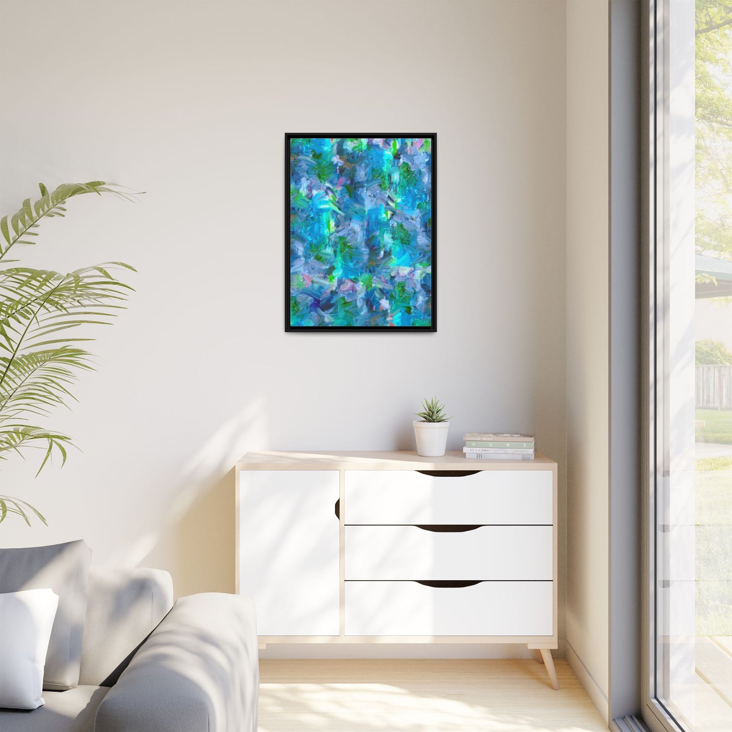 Cool Spring Framed Canvas