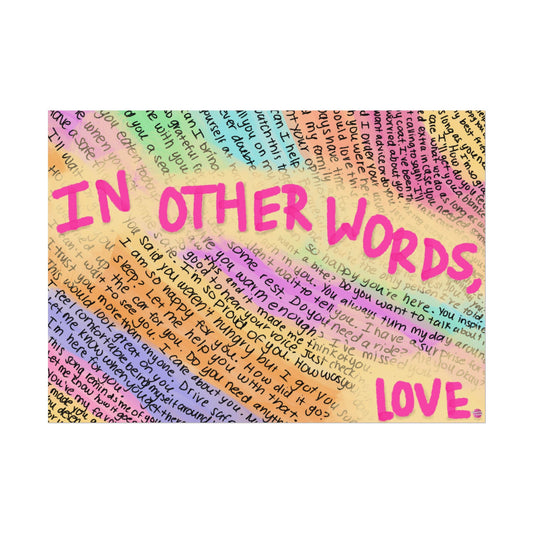 In Other Words Poster