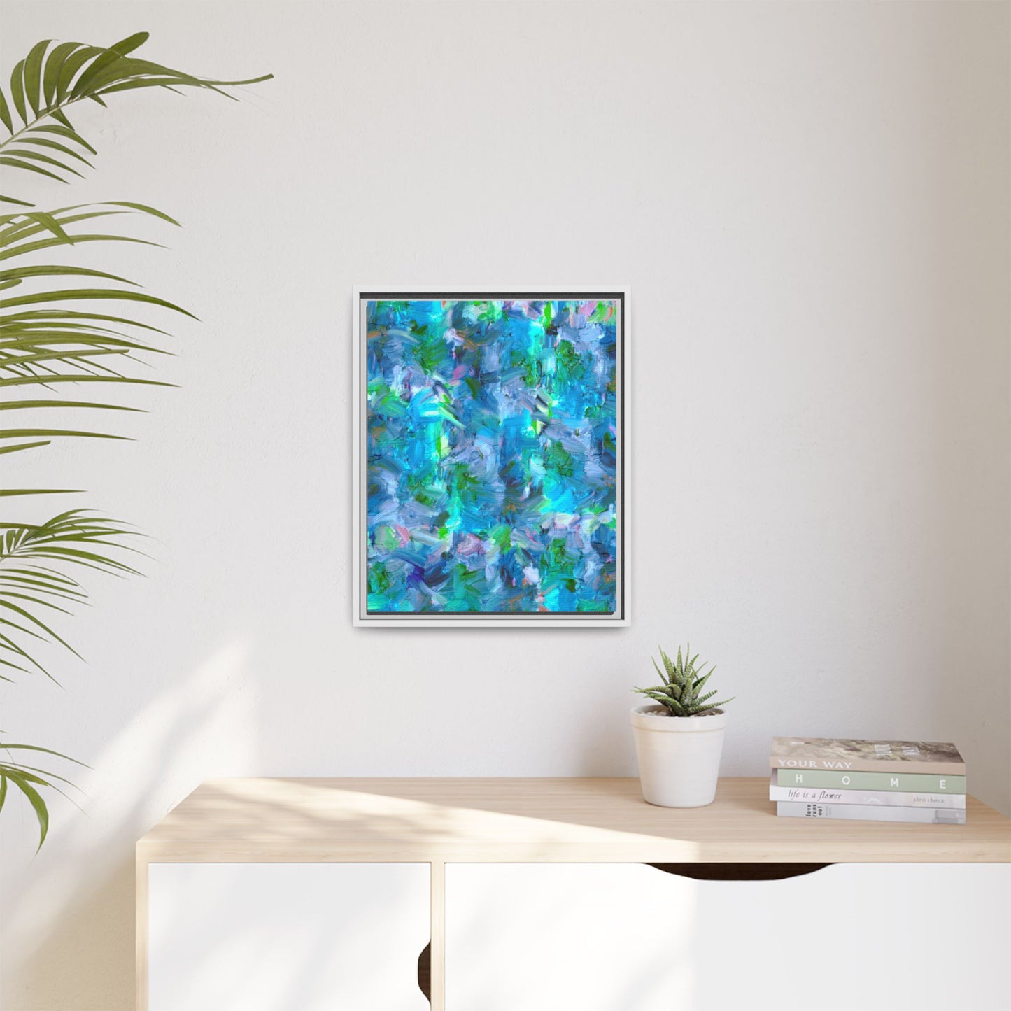 Cool Spring Framed Canvas