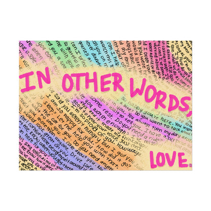 In Other Words Poster