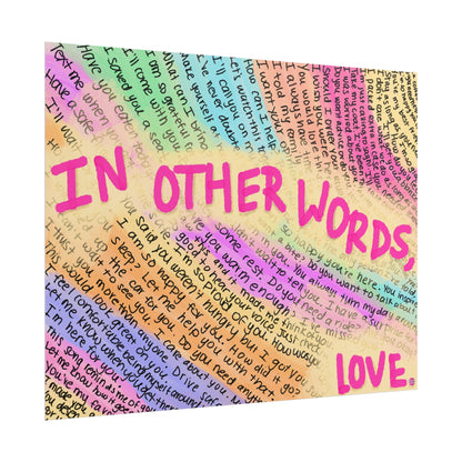 In Other Words Poster