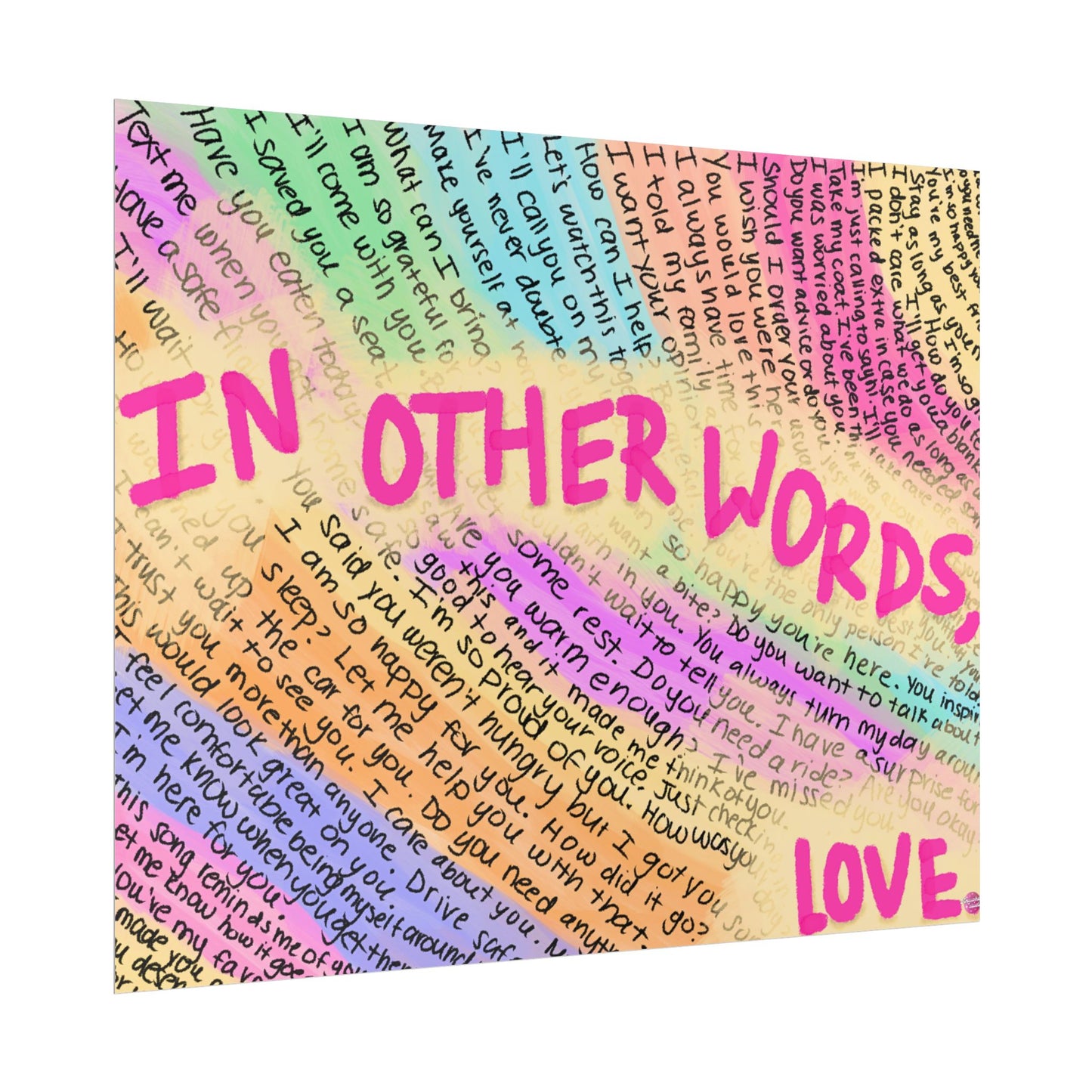 In Other Words Poster