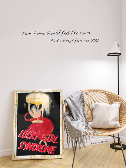 Lucky Girl Syndrome Poster