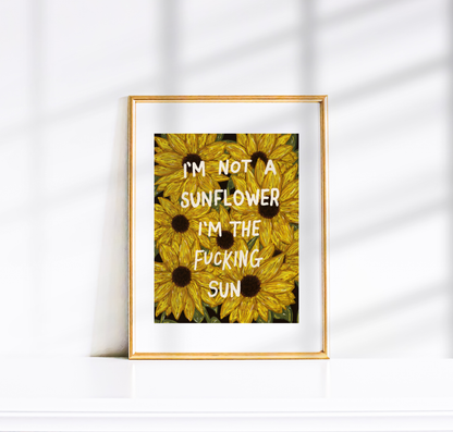 Sunflower Poster