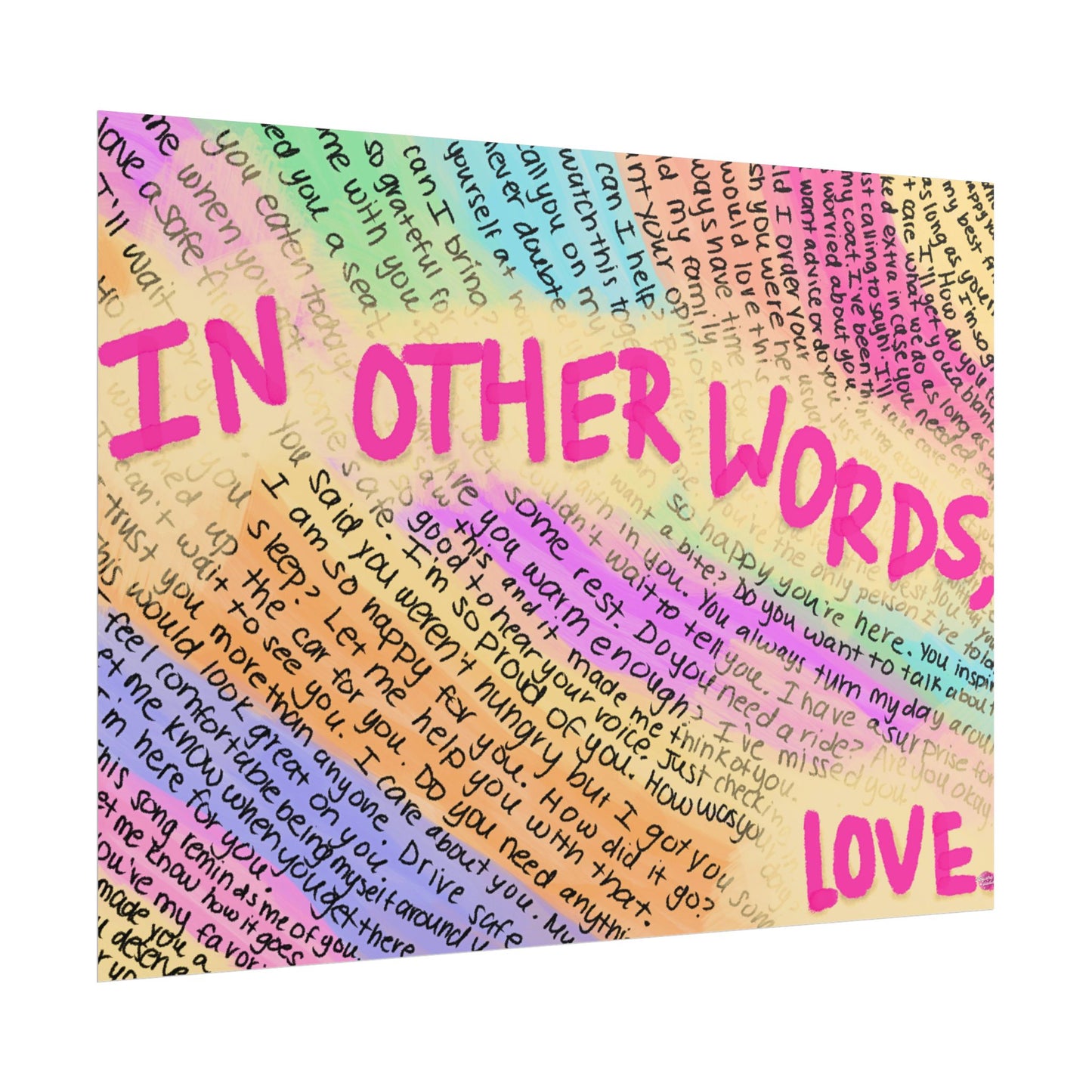 In Other Words Poster