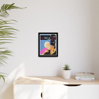 Irish Exit Framed Canvas