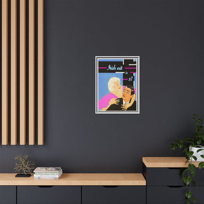 Irish Exit Framed Canvas