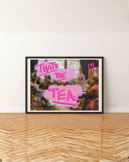 Tea Party Poster - Horizontal