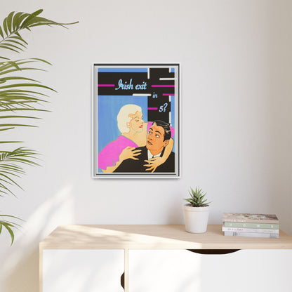 Irish Exit Framed Canvas