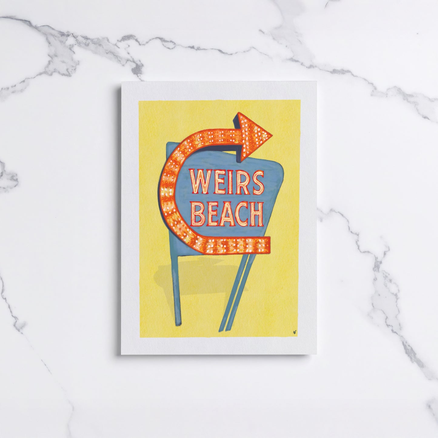 Weirs Beach Poster