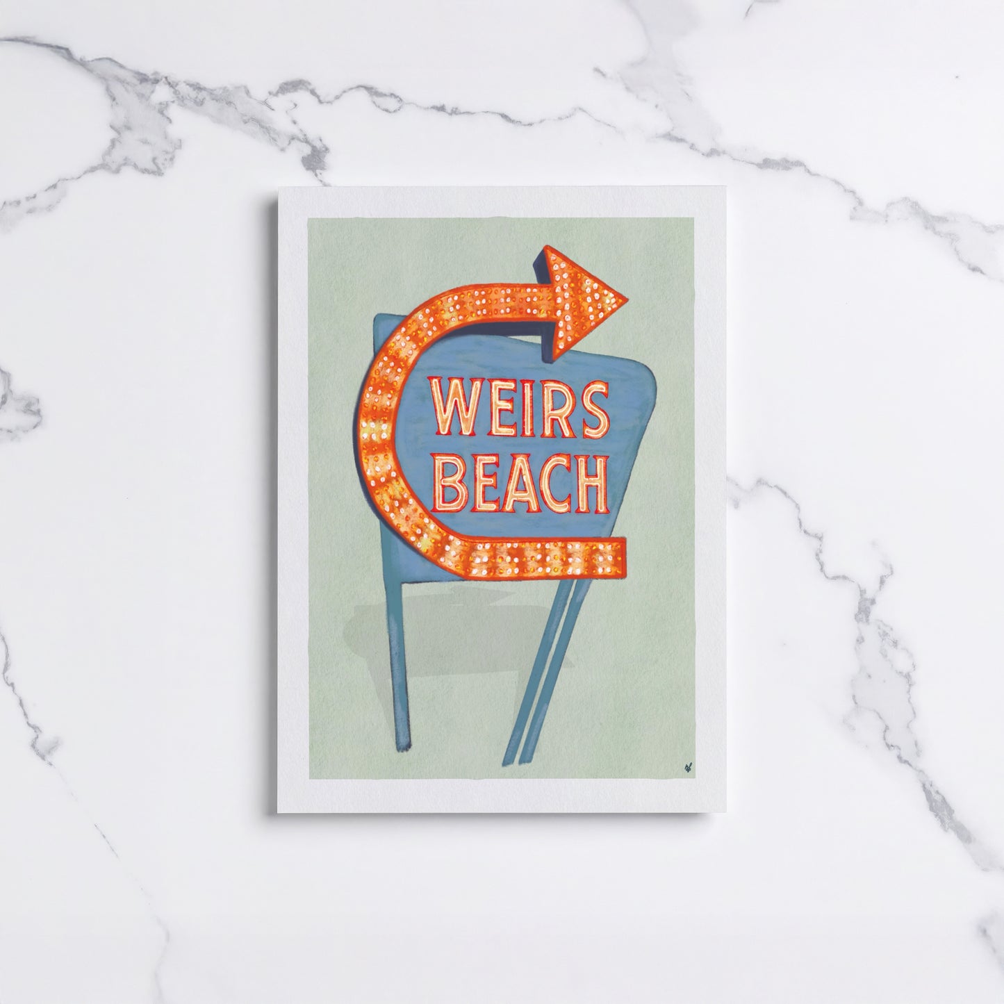 Weirs Beach Poster