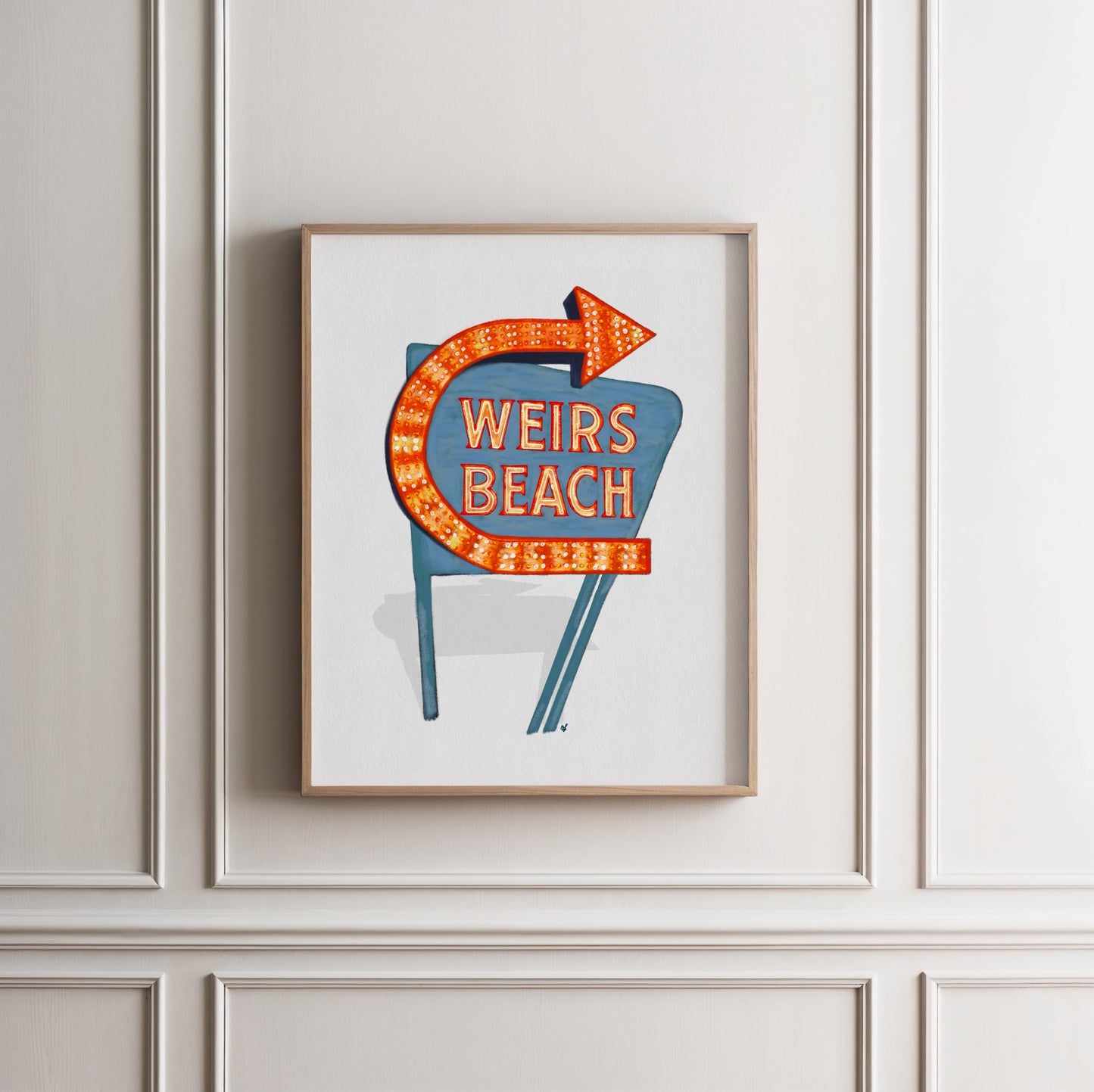 Weirs Beach Poster