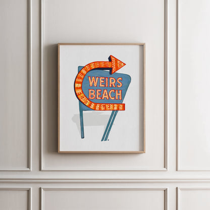 Weirs Beach Poster