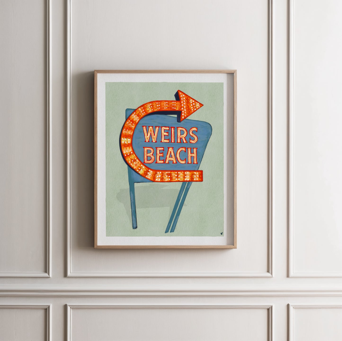 Weirs Beach Poster